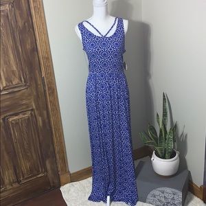 Blue maxi dress
